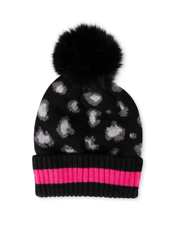 Babe Pom Pom Hat Black - FINAL SALE