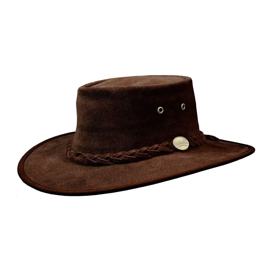 Barmah Squashy Suede Leather Hat