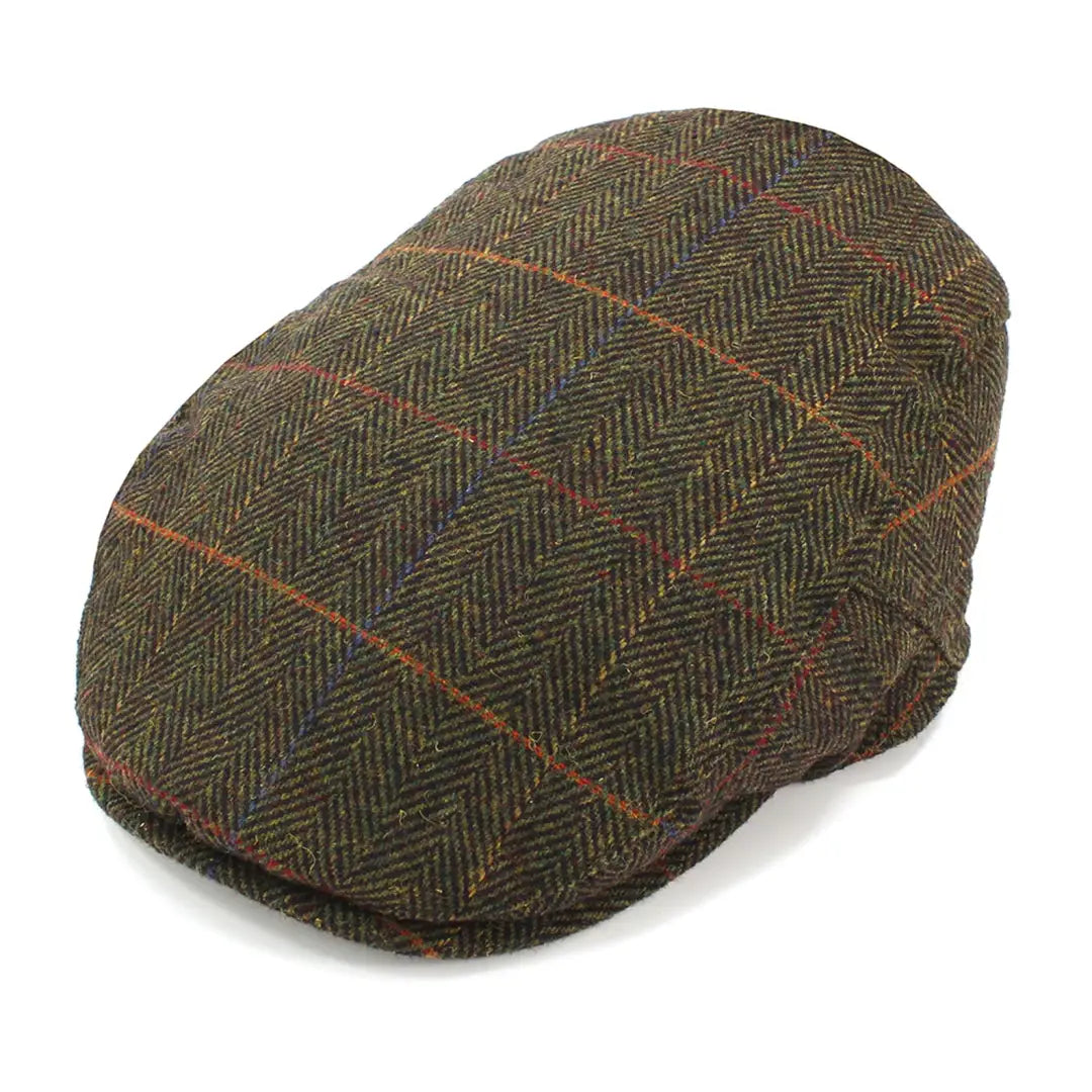 British Bag Co. Herringbone Check Flat Cap