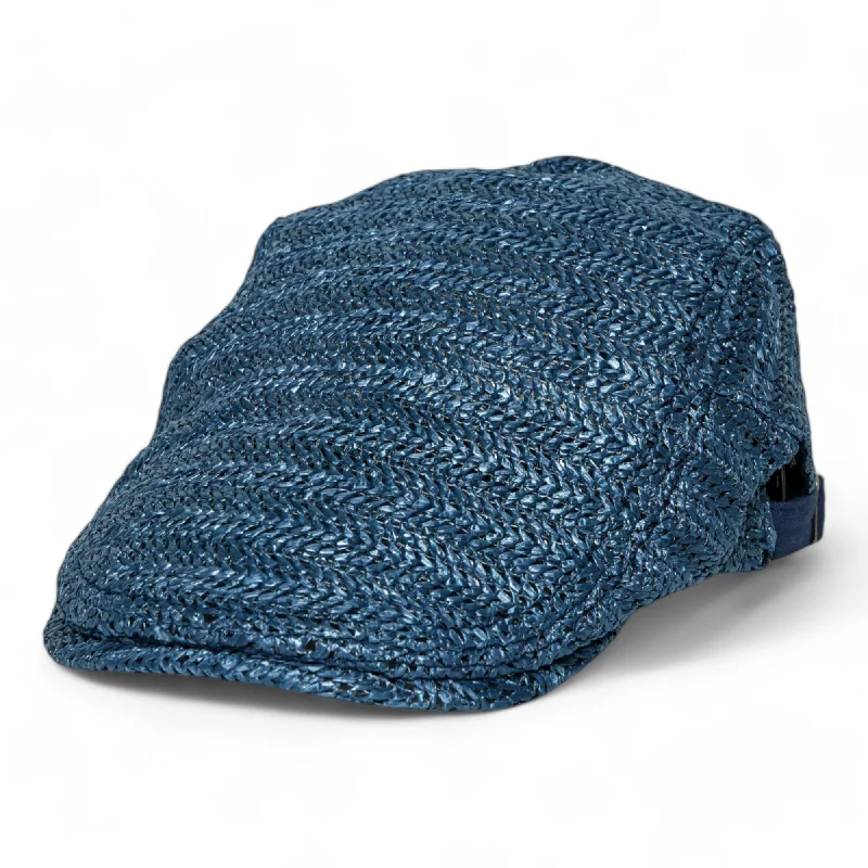 Chokore Classic Straw Ivy Cap (Navy Blue)