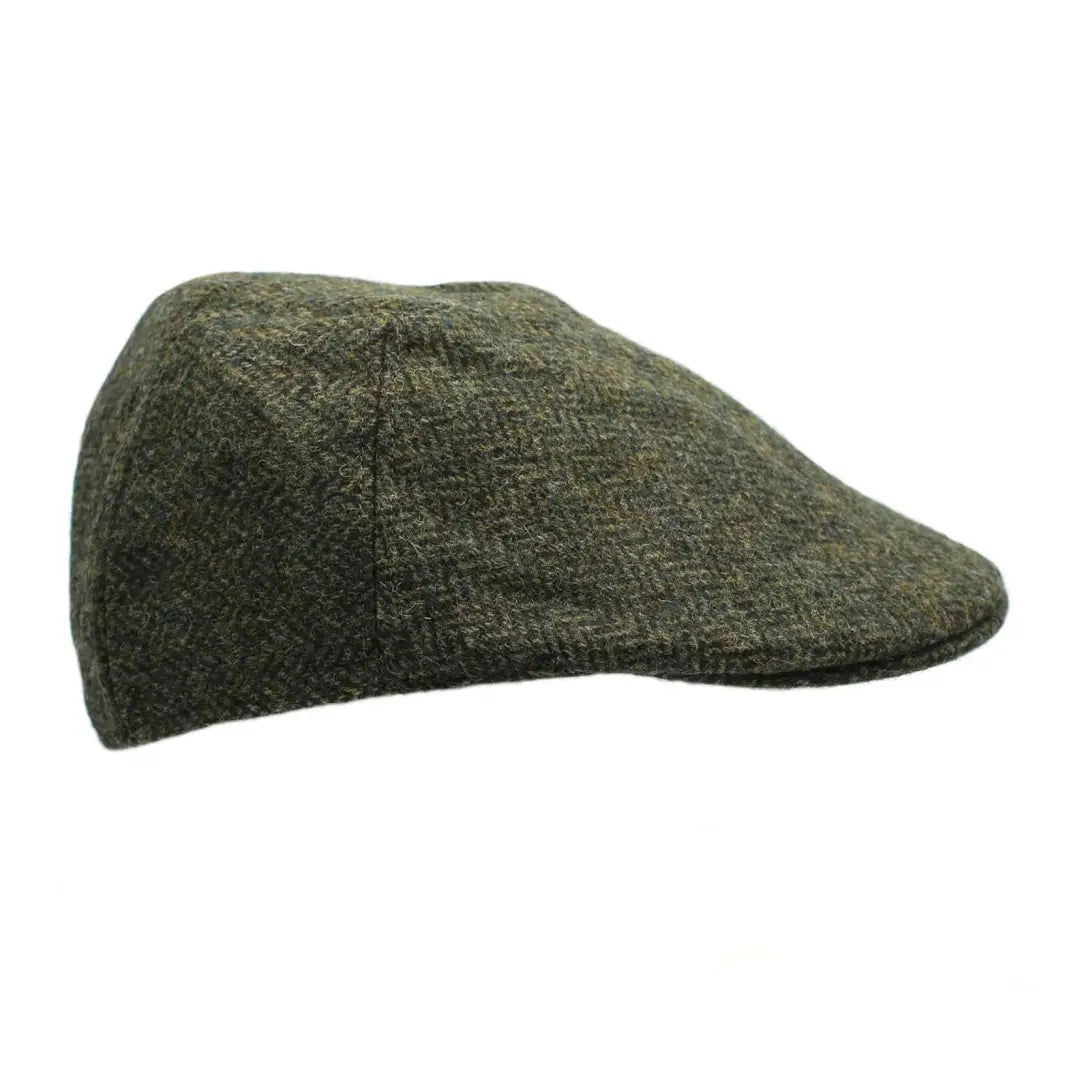 Heather Exeter British Wool Tweed Duckbill Cap