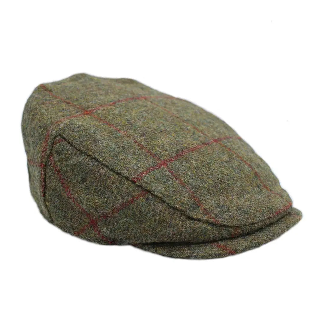 Heather Kinloch Waterproof British Tweed Flat Cap