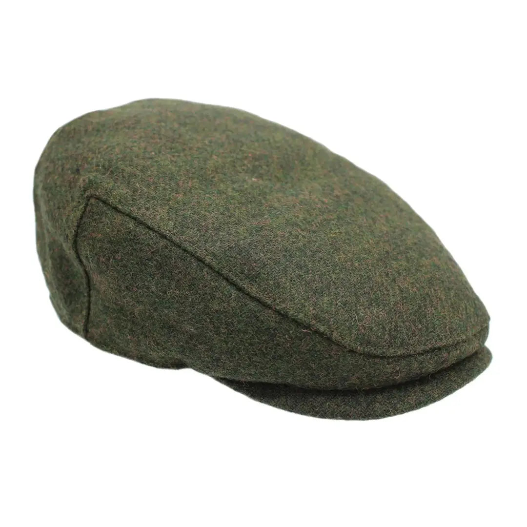 Heather Selby Twill Tweed Flat Cap