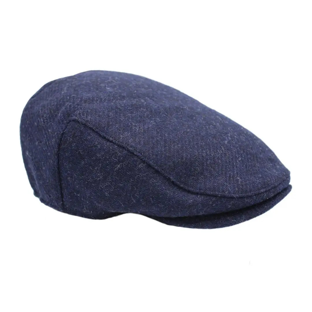 Heather Selby Twill Tweed Flat Cap