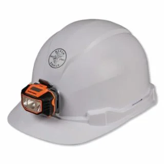 Klein Hard Hat, Non-vented, Cap Style with Headlamp #60107