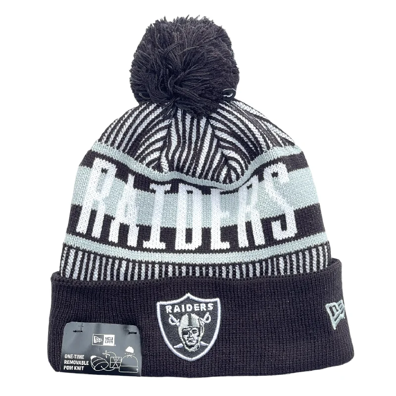 Las Vegas Raiders New Era Striped Knit