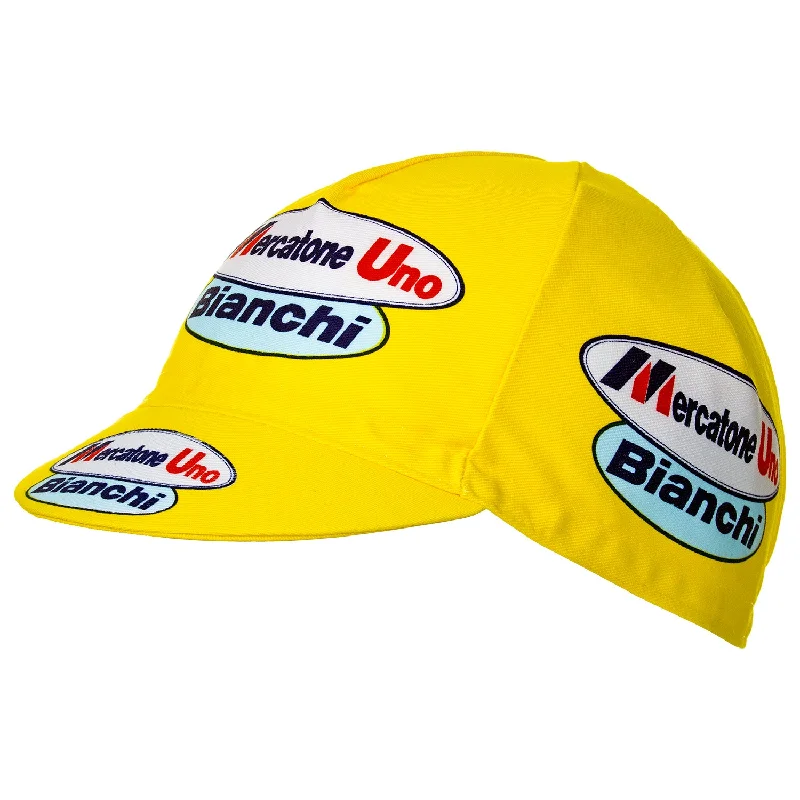 Mercatone Uno Bianchi Retro Cycling Cap