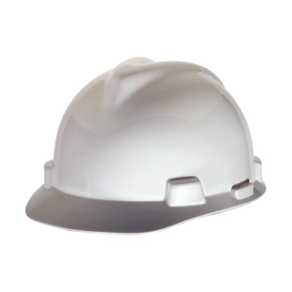 MSA V-Gard Hard Hat - Staz-On Suspension - White #463942