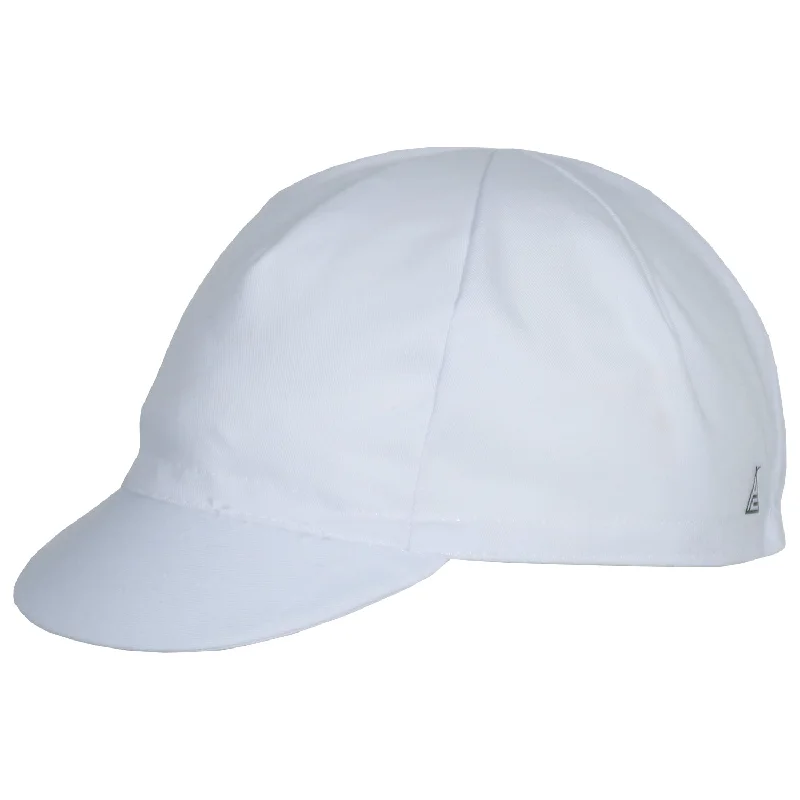 White Cycling Cap