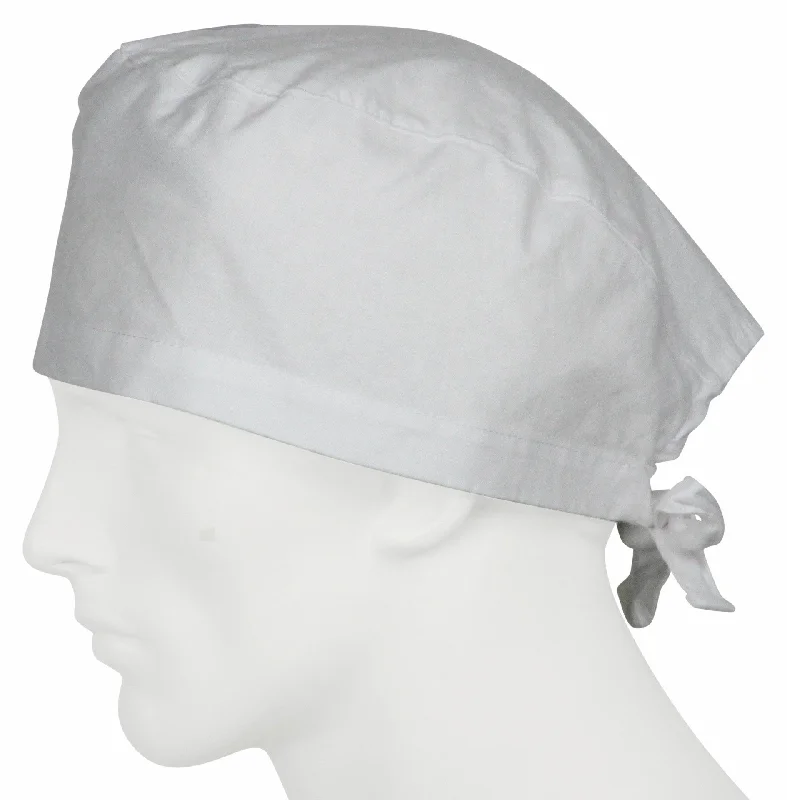 Classic Scrub Caps Pure White