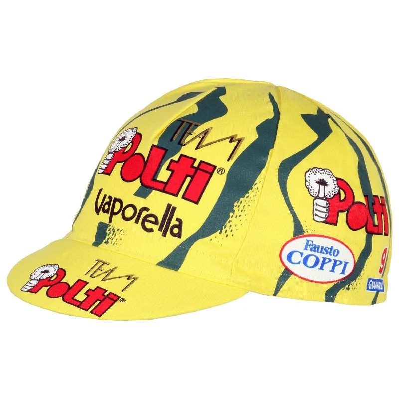 Team Polti Vaporetto Retro Cotton Cycling Cap