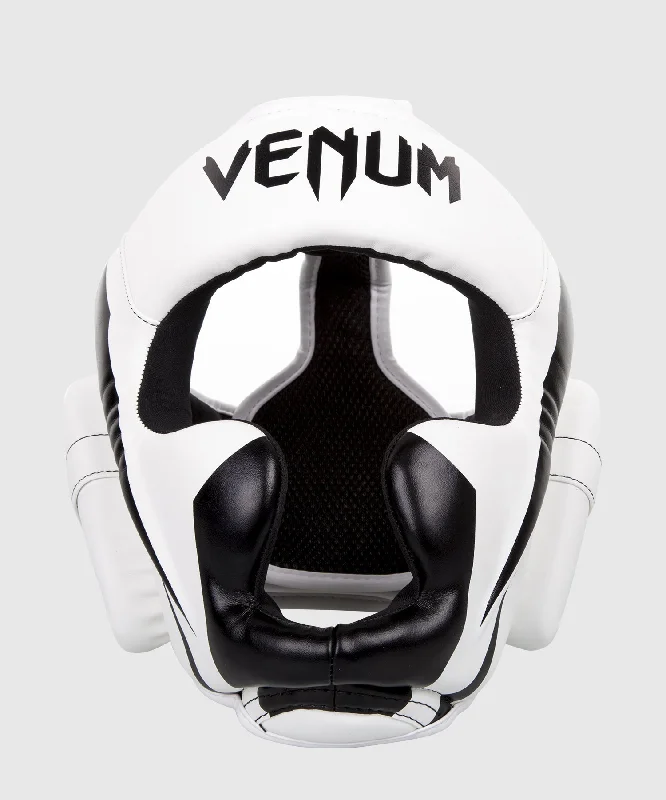 Venum Elite Headgear - White/Black