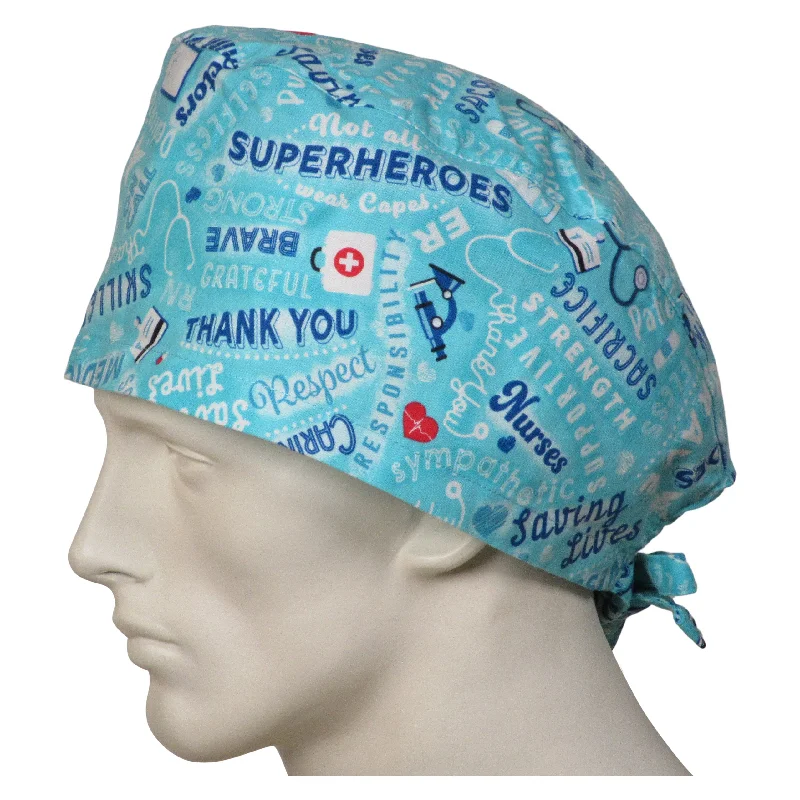 XL Scrub Caps Medical Heroes