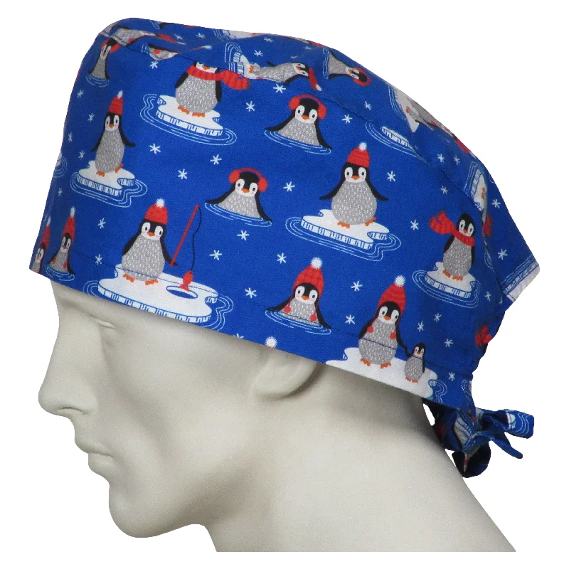 XL Scrub Caps Polar Penguins