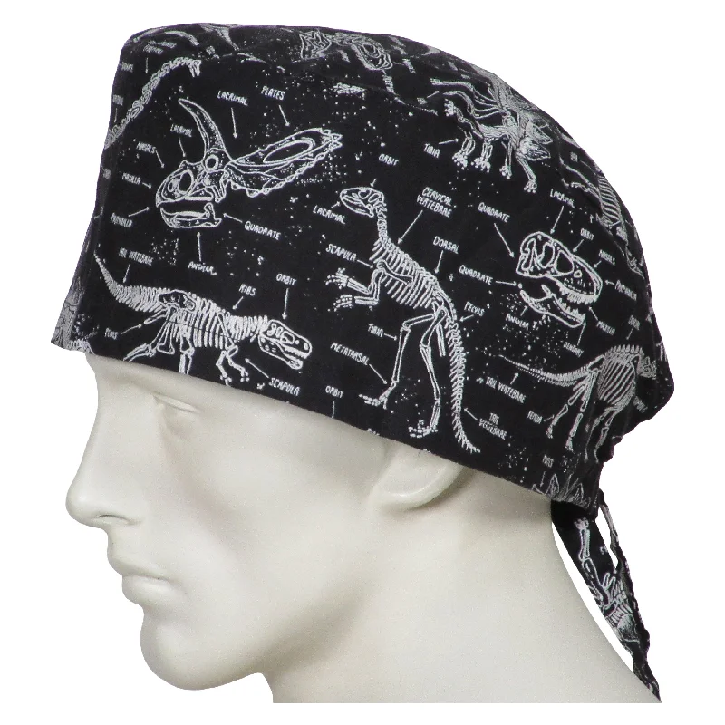 XL Scrub Caps Prehistoric Animals