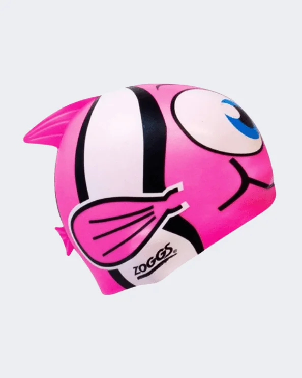 Zoggs Character Silicone Kids Swim Swim Cap Pink