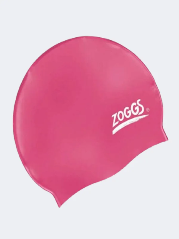 Zoggs Pline Girls Swim Cap Pink