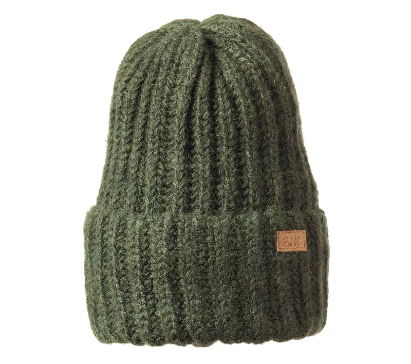 Beanie, Thick wool beanie, Green toque, fleece inside, Wool beanie, Fleece Lined