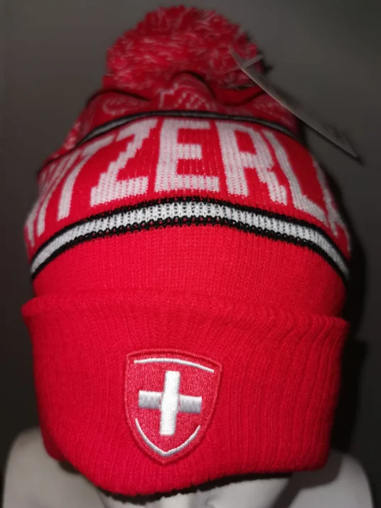 WINTER CAP SWISS COW RED - 20233900265