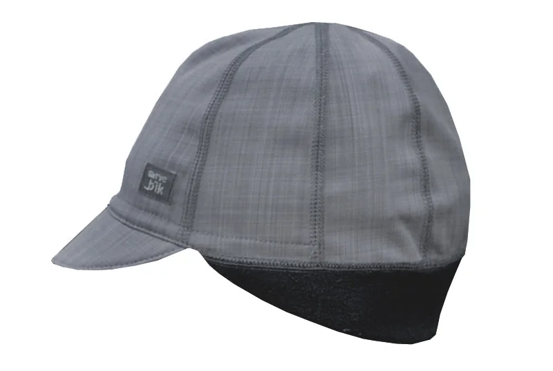 HEATHER ASPHALT GREY _blk label softshell BELGIAN CAP