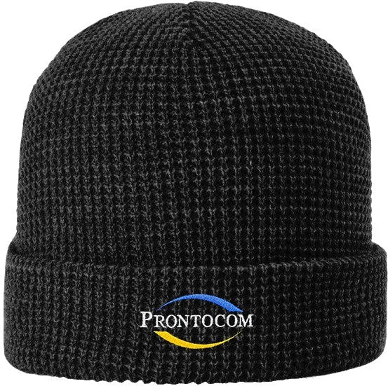 OUTLET-Richardson Waffle Knit Beanie W/ Cuff