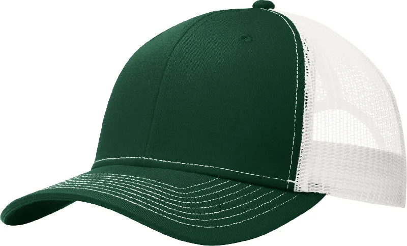 Dark Green/White