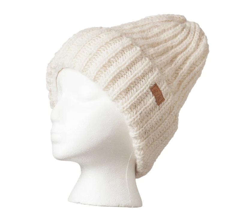 White Beanie, Thick wool beanie, white toque, fleece inside, Wool beanie, Fleece Lined