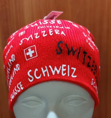 WINTER CAP SWITZERLAND DIFFERENT LANGUAGES