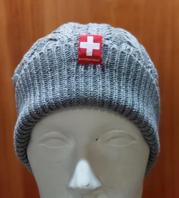 WINTER CAP SWITZERLAND FLAG