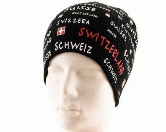 WINTER CAP WRITTEN SWITZERLAND-70-1080