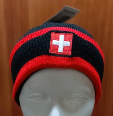 WINTER CAP SWITZERLAND FLAG