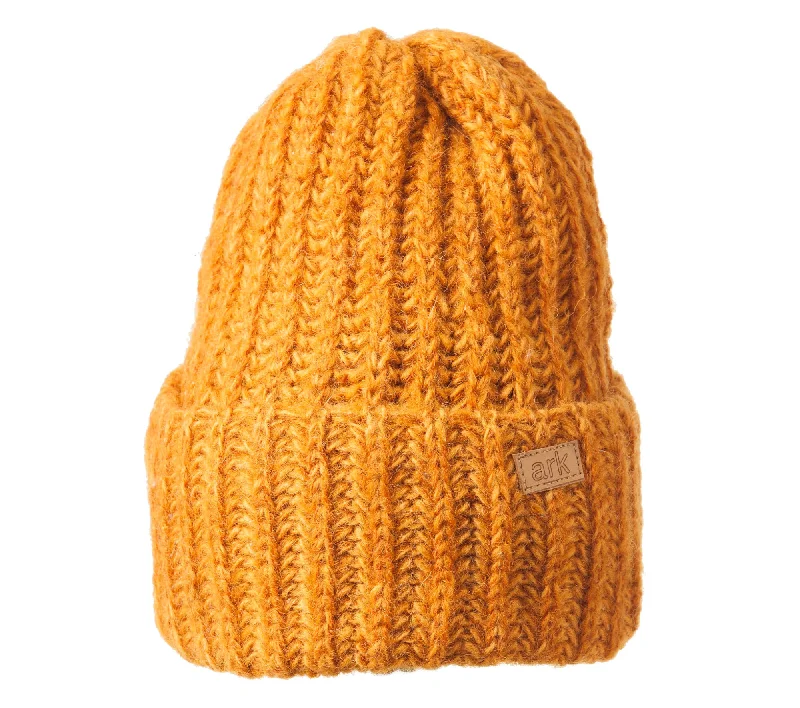 Yellow Beanie, Thick wool beanie, Yellow toque, fleece inside, Wool beanie, Fleece Lined